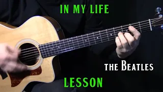 how to play "In My Life" on guitar by The Beatles | John Lennon | acoustic guitar lesson