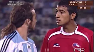 ARTURO VIDAL con 19 años siendo figura vs ARGENTINA - 18/04/2007