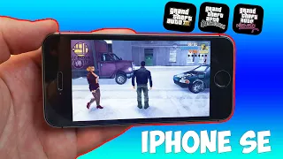 КАК ИДУТ GTA 3, SAN ANDREAS И VICE CITY НА IPHONE SE (GAMING TEST)