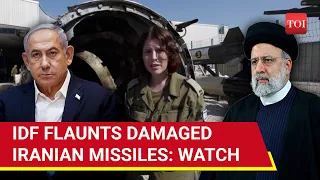 Israel Puts Intercepted Iranian Missiles On Display; Fragments Recovered From Dead Sea | Watch