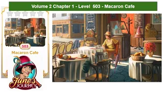 June's Journey - Volume 2 - Chapter 1 - Level 503 - Macaron Cafe (Complete Gameplay, in order)