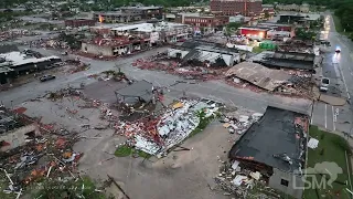 4-28-2024 Sulphur, OK Intense tornado damage revealed at first light.mp4