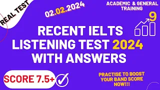 IELTS Listening Practice Test 2024 with Answers | 02.02.2024