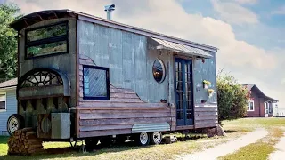 Incredible Gypsy Mermaid Tiny House On Wheels - It’s Amazing Inside-outside #shorts