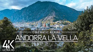 【4K】🇦🇩 Andorra la Vella from Above 🔥 Capital of ANDORRA 2022 🔥 Cinematic Wolf Aerial™ Drone Film