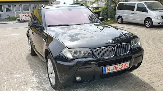 Покупка на аукционе BMW X3 M Paket с поломоным  двигателем