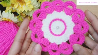🥰 It's so Beautiful💖🤩 Super beautiful basket motif crochet model | New Perfect Pattern