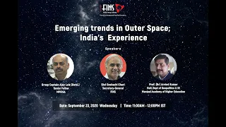 Webinar on Emerging Trends in Outer Space - India's Experience | FINS India