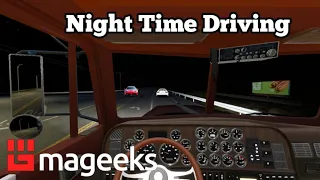 Truck Simulator PRO USA - New Truck Game|Night time Driving Peterbilt 379 Android Gameplay