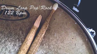 Pop  Rock Drum Loop Sample Great Sound fills breaks 122 bpm