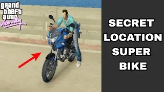 Secret BIG Super Bike Location in GTA Vice City ! (Hidden Place) 2020 #gtavc