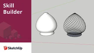 Twisted spiral deformation in SketchUp - Skill Builder