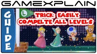 Super Mario 3D World Trick: Easily Beat All Levels as All 5 Characters - Guide & Walkthrough (Wii U)