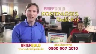 Youtube Kacke: Briefgold zu Geld.