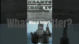 [HOI4] Aircraft Carriers or Battleships #shorts