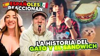 ESPAÑOLES REACCIONAN a MISSASINFONIA La historia del Gato y el Sandwich | !SUPER GRACIOSO!