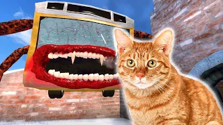SIMBA CAT play gmod with scary realistic BUS EATER