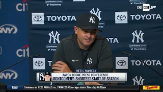 Aaron Boone breaks down loss to Mets