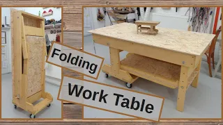 Folding work table build..