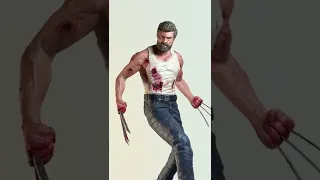 Sculpting Wolverine  LOGAN  Timelapse #shorts