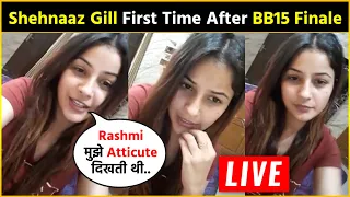 LIVE! Shehnaaz Gill First Time Emotional While Talking About Sidharth Shukla After BB15 Finale