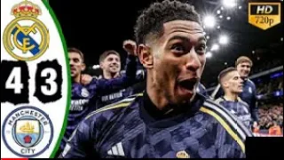 Real Madrid vs Manchester City 4-3 Highlights Penalty Shootout 2024 💥🔥