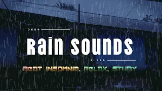 Goodbye Insomnia with Heavy Rain Sounds For Sleeping | Overcome Stress with Rain Sounds | ASMR