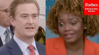 MUST WATCH: Peter Doocy Repeatedly Asks Karine Jean-Pierre If Biden Will Actually Debate Trump