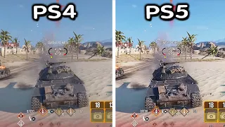 World of Tanks на консолях старого и нового поколения. Сравнение PS4 VS PS5