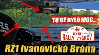 31. Rally Vyškov 2023  | Petráš - Jindra | RZ1 Ivanovická Brána 1 | Clio Rally5