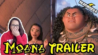 Disney's MOANA Official Trailer 3 REACTION