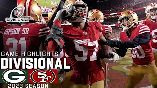 Green Bay Packers vs. San Francisco 49ers Full Game Highlights | NFL 2023 Divisional Round