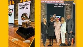 CBS This Morning announcing Grammy Nomination 2020
