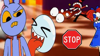 Top 8 Memes | Weird Jax x Bubble Ship !! (Can I Kiss You ?) - The Amazing Digital Circus Animations