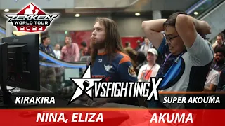 KIRAKIRA (NINA, ELIZA) VS SUPER AKOUMA (AKUMA) VS Fighting X Tournament 2022 TOP 24