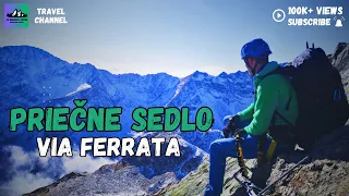 VIA FERRATA PRIEČNE SEDLO + Nocľah Zbojnícka chata (Vysoké Tatry) |4K|