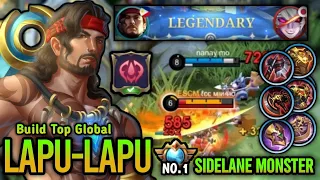 Supreme No.1 Lapu Lapu!! Top Global Lapu Lapu Best Build 2023 - Mobile Legends