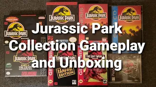 Jurassic Park Video Game Collection Gameplay and Unboxing.