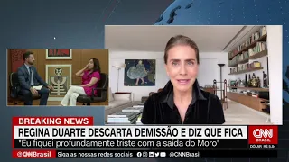 Regina Duarte dá chilique e abandona entrevista ao vivo na CNN Brasil; assista