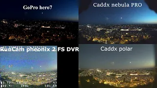 Caddx Polar vs Nebula PRO vs Gopro vs Analog (Night test)