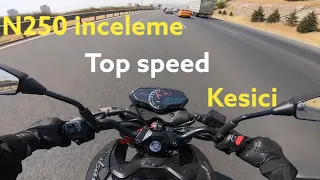 BAJAJ PULSAR N250 DETAYLI İNCELEME | TOP SPEED | HER VİTES KESİCİ