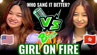 GIRL ON FIRE - Angelica Hale (USA 🇺🇲) VS. Celine Tam (HONG KONG 🇭🇰) | Who sang it better?