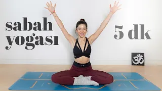 UYAN ve PARLA ☀ Güne Enerjik Başlamak İçin 5 Dakika Sabah Yogası | Elvin ile Yoga