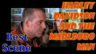 Harley Davidson and The Marlboro Man - Gas Station Scene