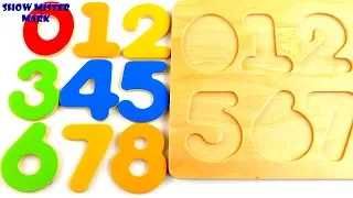 Learn to count to 9 | Baby Wooden Puzzle | Learn numbers and counting  for kids