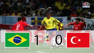 Brasil vs Turkey 2002 World Cup Semifinal Highlights