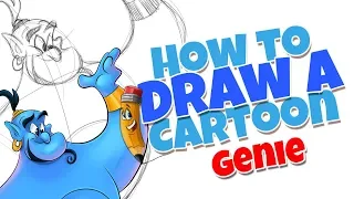 How to draw the Genie from Aladdin | step by step