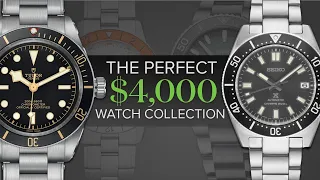 Building the Perfect Watch Collection for $4,000 - Over 25 Watches Mentioned & 8 Paths to Take