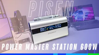 "Sạc dự phòng" 600W sạc cả thế giới - Pisen Master Station 600W