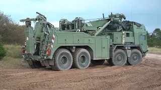 Trucks in the Danish army - Lastwagen der Dänischen armee - Scania V8 R650 - MAN SX 8x8